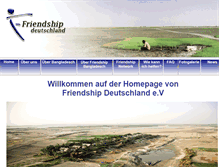 Tablet Screenshot of friendship-de.org